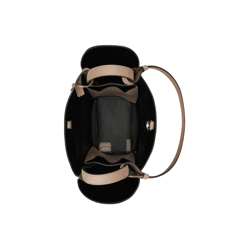 TOD'S Logo Debossed Shoulder Bag-2