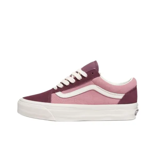 Vans Old Skool Skateboard Shoes Unisex Low-Top Purple/White/Pink