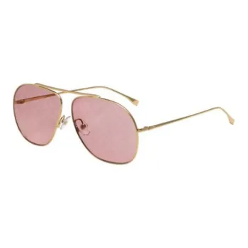 FENDI Aviator Sunglasses Women's Gold