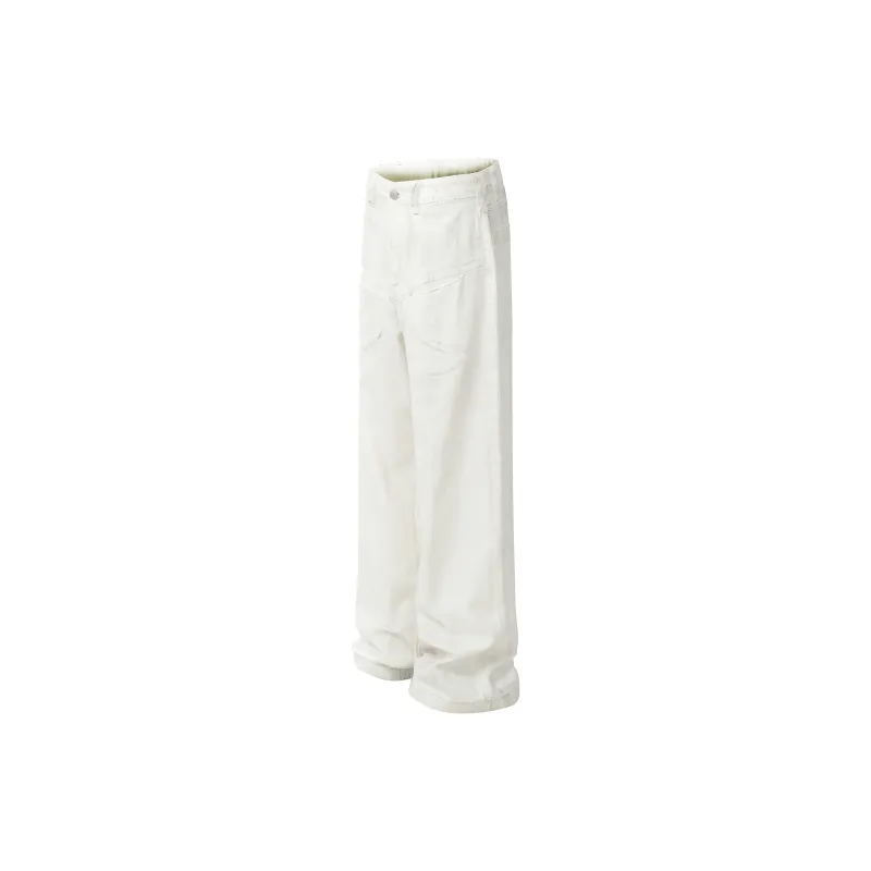 GBXM Jeans Unisex White-1