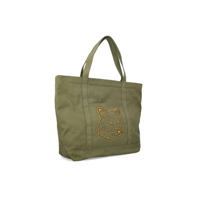 Maison Kitsune Small Fox Head Tote Bag-2