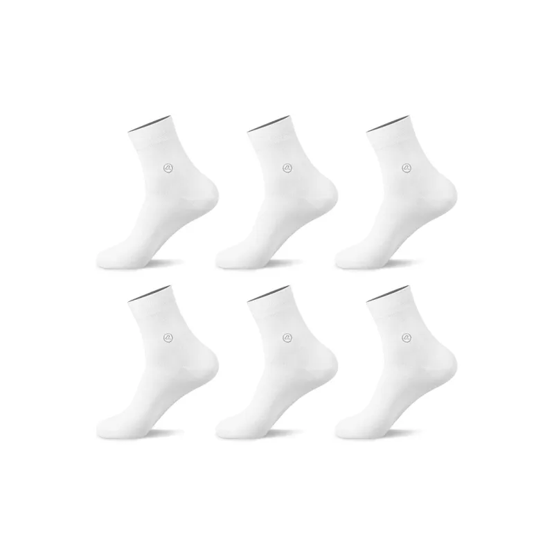 H YXIANG Mid Calf Socks Men's 6 Pack-7