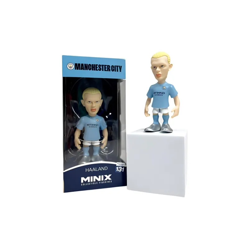 MINIX COLLECTIBLES Soccer Star/Erling Haaland Soccer Star, Haaland Chibi Figures 12cm-0