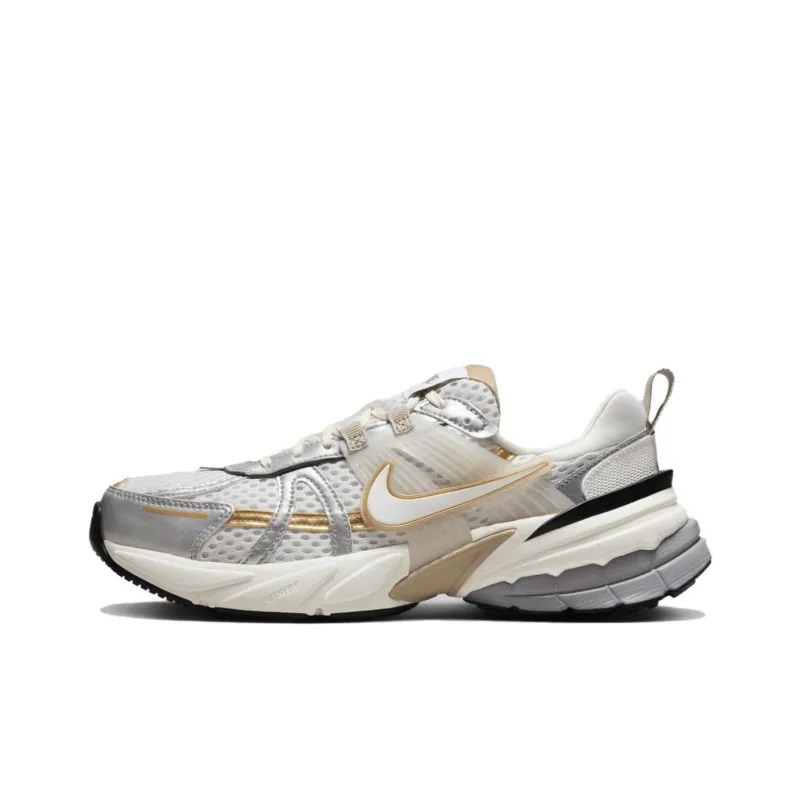 Nike V2K Run 'Khaki Metallic Silver' Women's-0