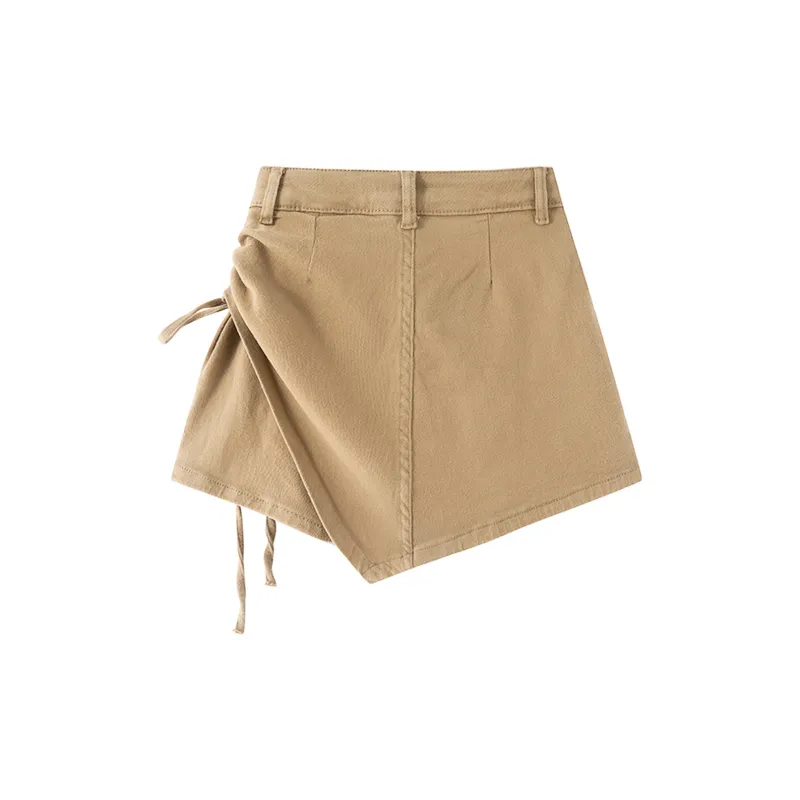 COVER TIME Denim Short Skirts Women's-3