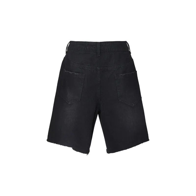 IMXS Denim Shorts Unisex Black-1