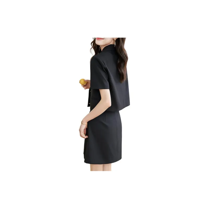 Mo Han Yi Mei Business Suit Women's Black-0