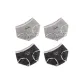 4 Pack[Heather Gray+Heather Gray+Black+Black]