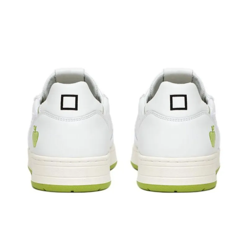 D.A.T.E Court Fruit Apple Low-Top Skateboard Shoes Men's White-4