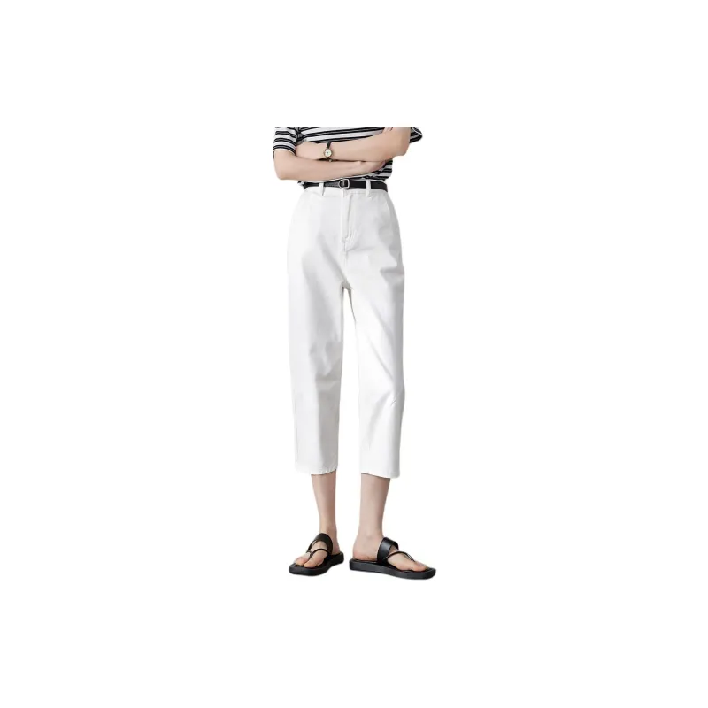 Mo Han Yi Mei Jeans Women's White-2