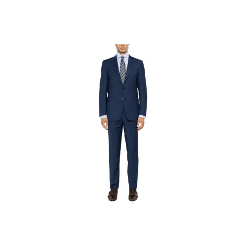 Canali Checked Single-breasted Suit