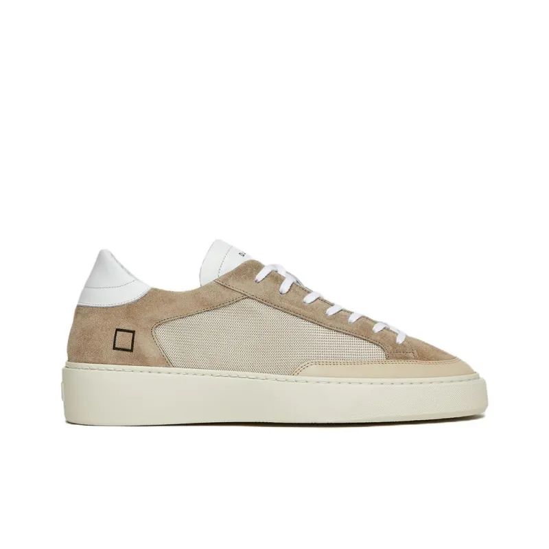 D.A.T.E Levante Dragon Low-Top Skateboard Shoes Men's Beige-1