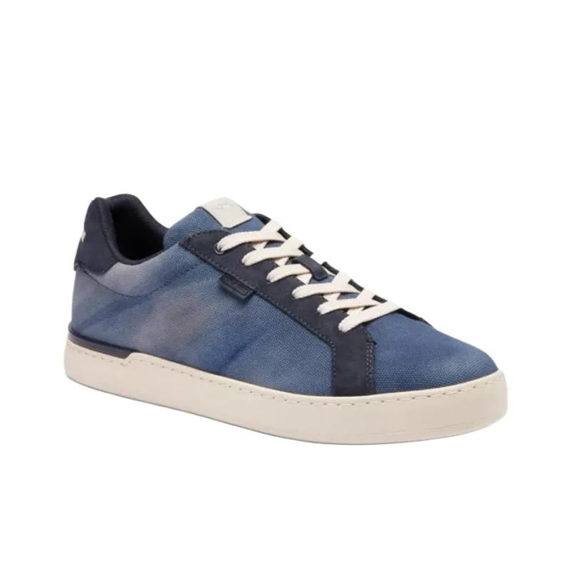 COACH Lowline Low Top Skateboard Shoes Men's Blue-2
