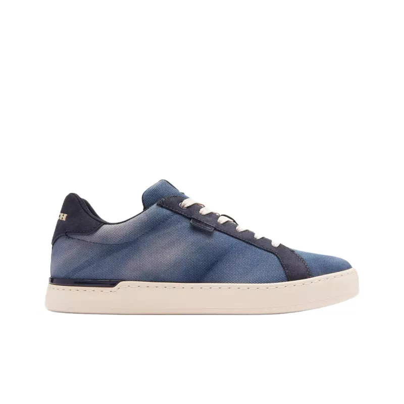COACH Lowline Low Top Skateboard Shoes Men's Blue-1
