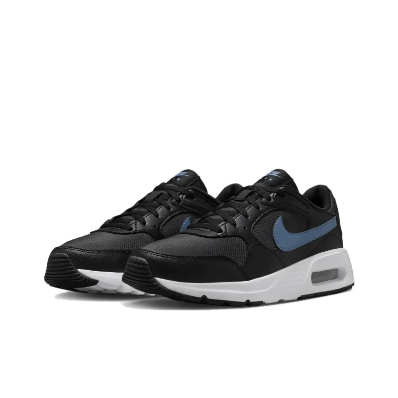 Nike Air Max SC Breathable Low Top Casual Shoes Men's Black Blue-2