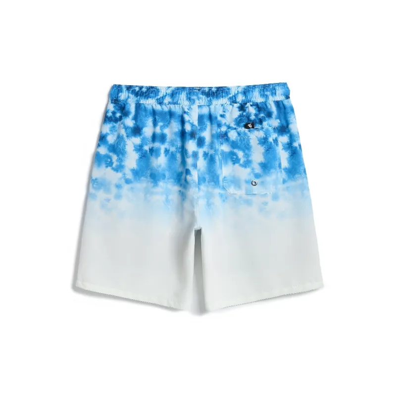 GAILANG Beach Shorts Men's Blue White-1