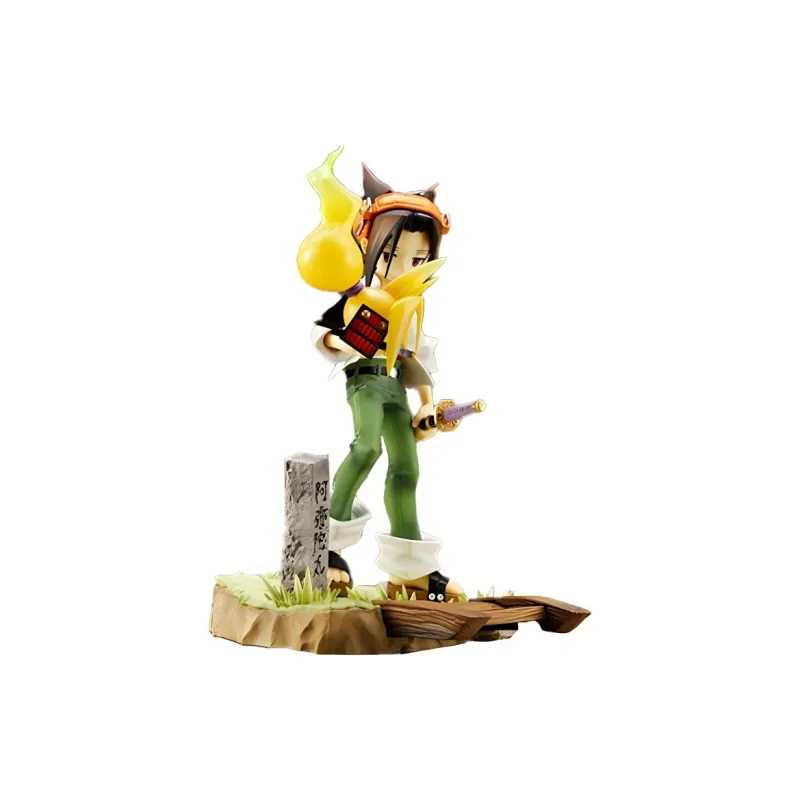 Kotobukiya Artfx J Shaman King Yoh Asakura Figure White & Green-3