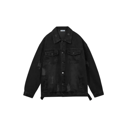 FONDLOOK Denim Jackets Unisex