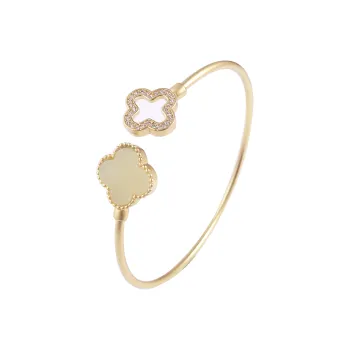 Artisan Lock Heart Jade Hetian Jade Bangles Women's Pale Greenish-White Jade