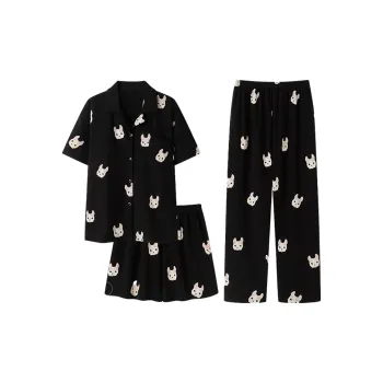 O'MESIK Pajama Set Women's Black
