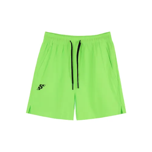 FORIDER Casual Shorts Unisex Neon Green