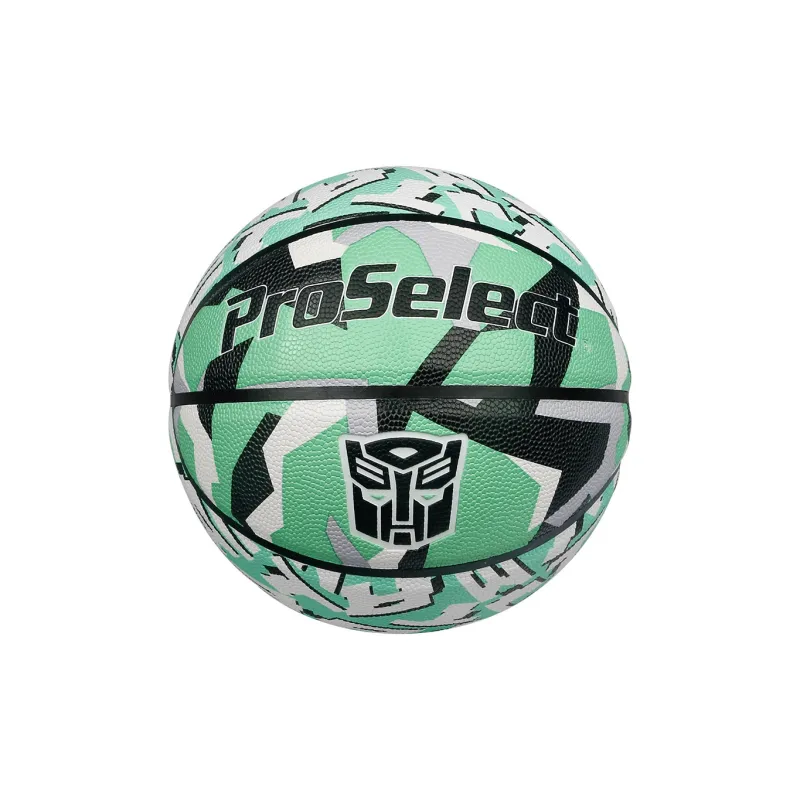 ProSelect x Transformers PU Basketball Green Size 5 Training Kids'-0