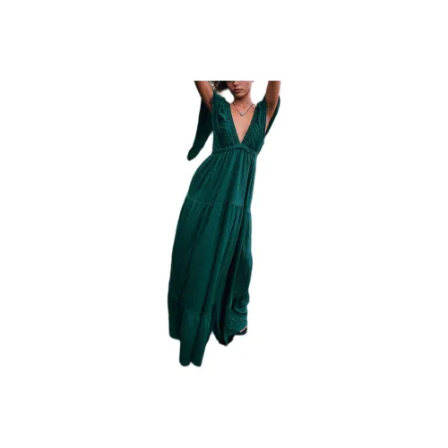 FREE PEOPLE Short-Sleeved Dresses Women's Emerald Spell/Emerald Green