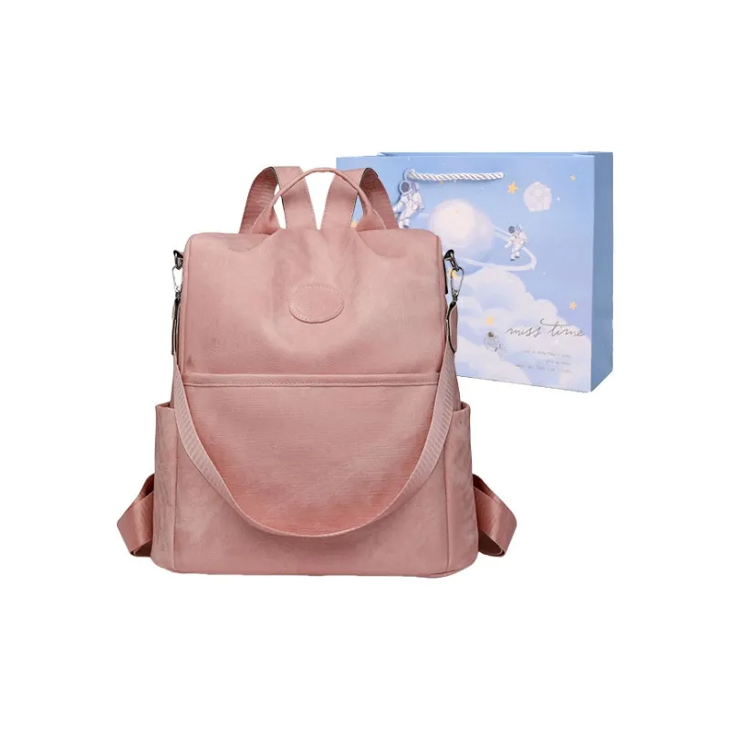 Duoluplo Doron Paul PU Shoulder Bag Backpack Regular Women's Ecru, Blue, Pink, Black, Gray-7