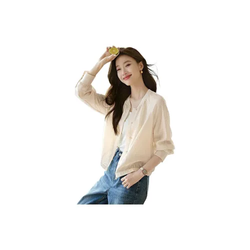 Mo Han Yi Mei Jackets Women's Apricot