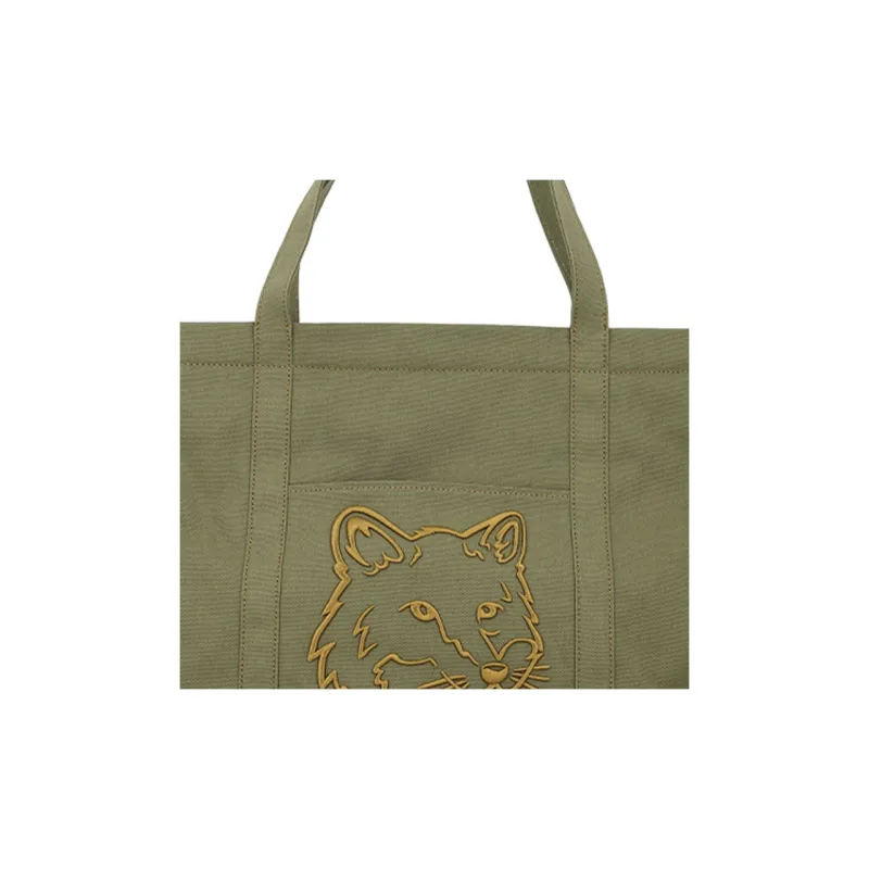 Maison Kitsune Small Fox Head Tote Bag-4