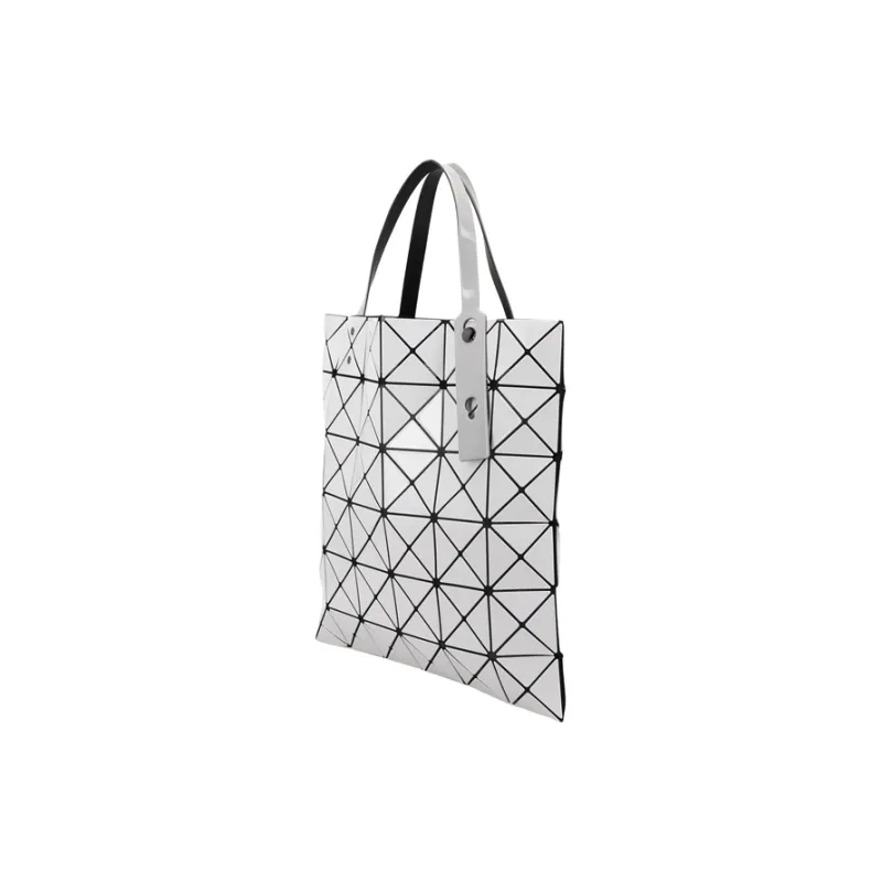 ISSEY MIYAKE Lucent Gloss Mi Polyvinyl Chloride Totes Shopping Bags Handbags Regular Unisex Light Gray-2