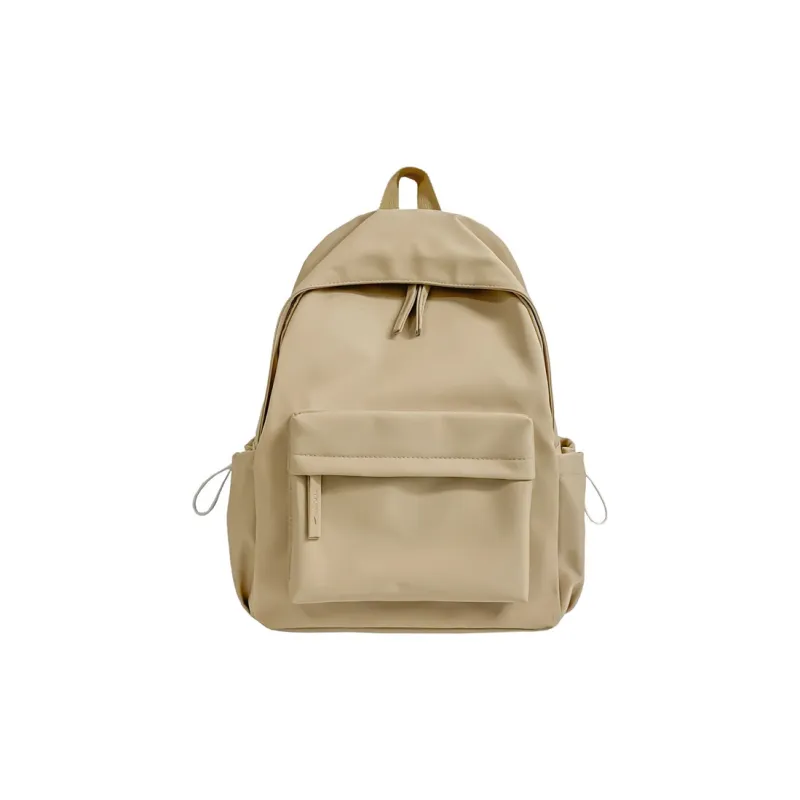 Rainbow Girl Composite Cloth Backpack Regular Women's Black/Ecru/Pink/Khaki/Green-10