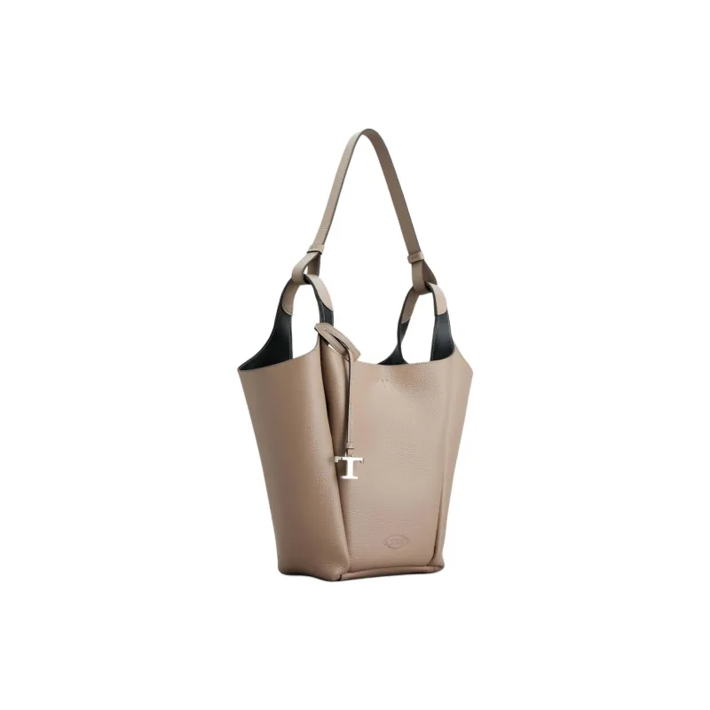 TOD'S Logo Debossed Shoulder Bag-1
