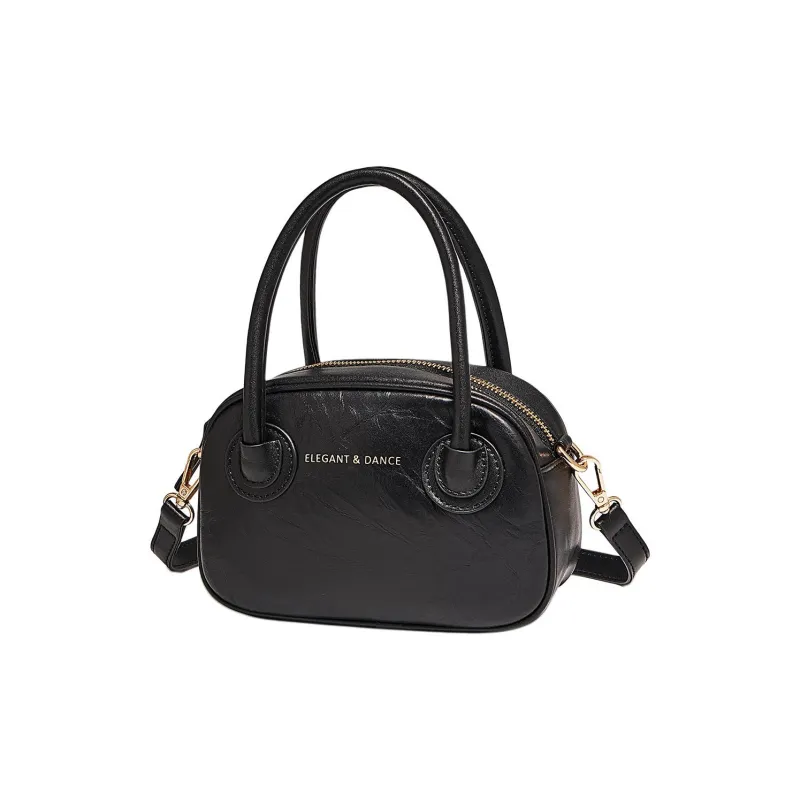 Marino Orlandi Hand-Woven Grain Cow Leather Shoulder Bag Portable Handheld Small Bag Regular Women's Black/Ecru-11