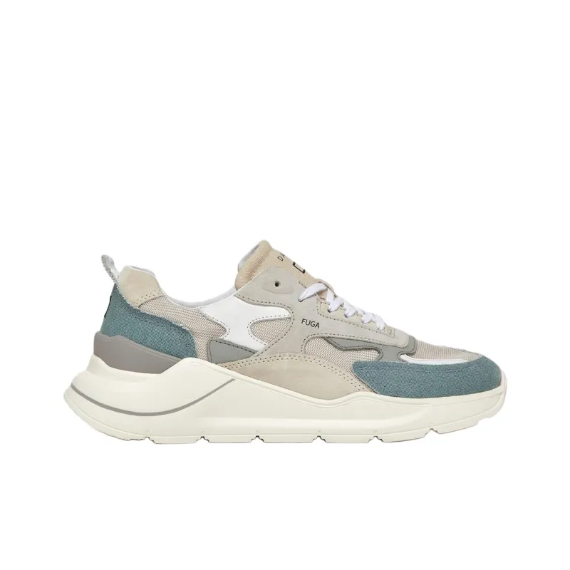 D.A.T.E Fuga Low-Top Casual Shoes Men's Green-1