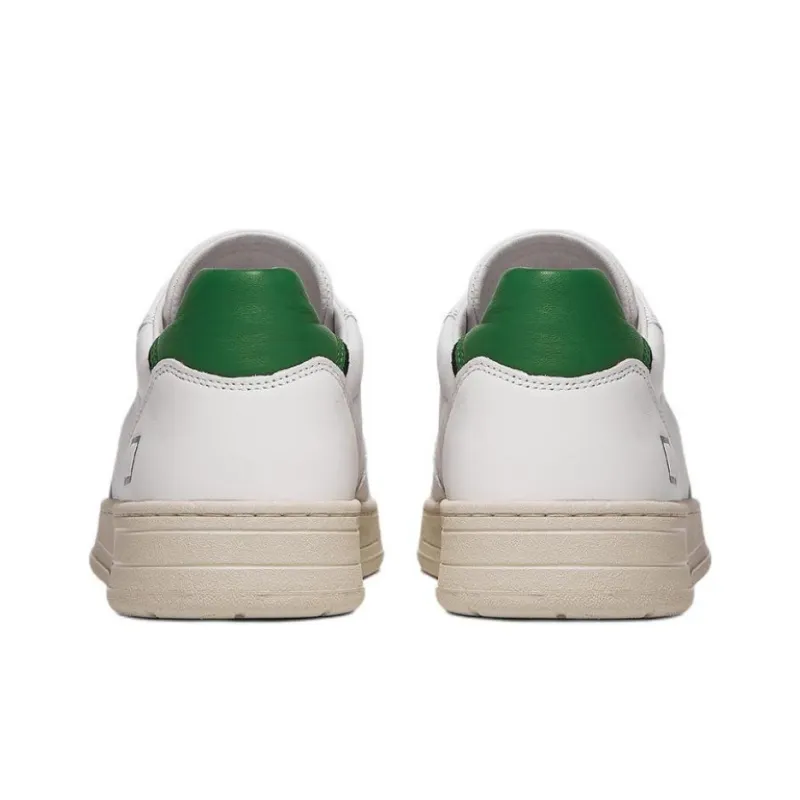 D.A.T.E Low-Top Skateboard Shoes Men's White Green-5