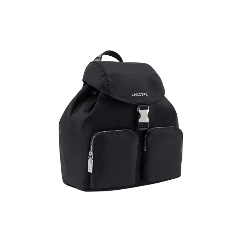 LACOSTE Polyamide Backpack Regular Unisex Black-1