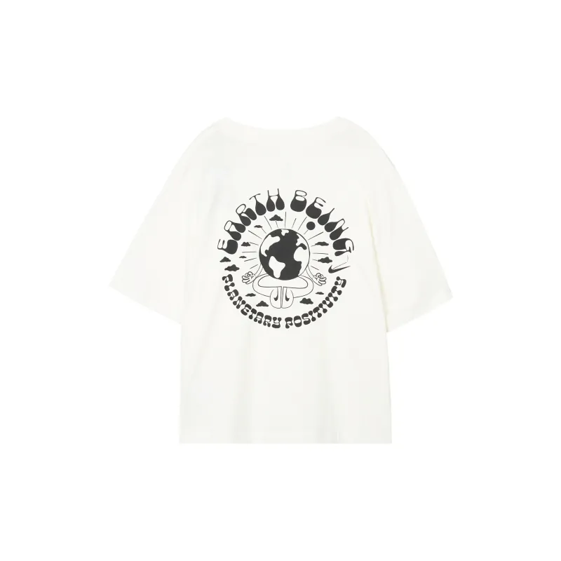 Nike Set in Sleeve T Shirt Women's Sail White-1