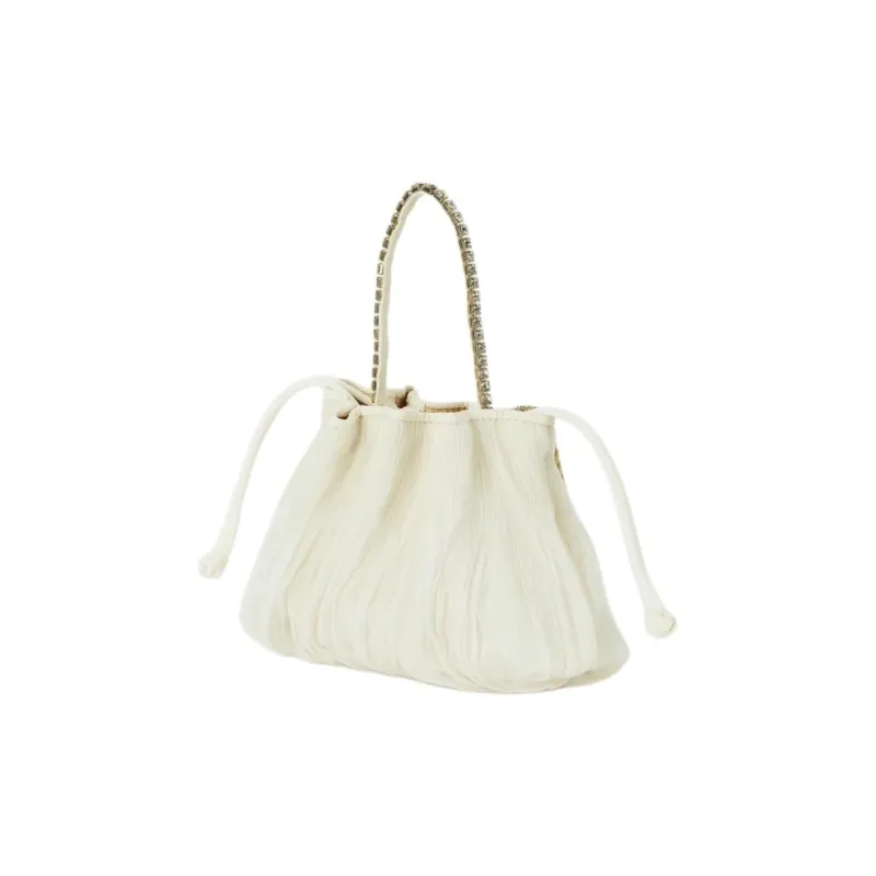 Loeffler Randall Polyester Shoulder Bag Crossbody Bag Handbag Medium Size Women's White-1
