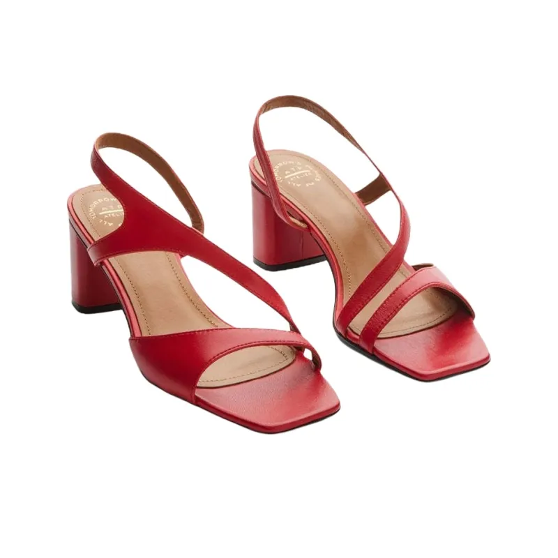 ATP Atelier Mattine Strap Sandals 5.5cm Women's Red-2
