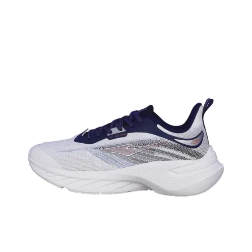 Erke Running Shoes Men Low-Top Microcrystalline White/Bristol Blue