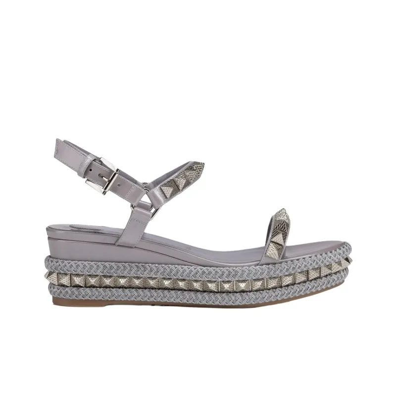 CL Pyraclou One Strap Sandals 6cm Women's Purple-1