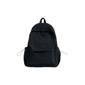 Rainbow Girl Composite Cloth Backpack Regular Women's Black/Ecru/Pink/Khaki/Green
