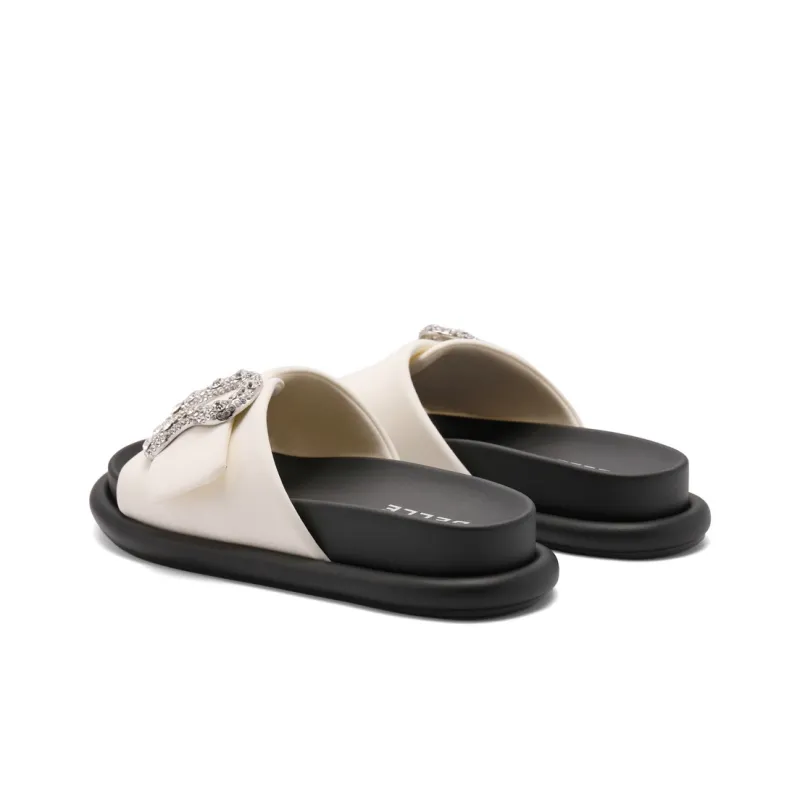 BELLE EVA Rhinestone Slip Resistant Abrasion Resistant Slide Slippers Women's-18