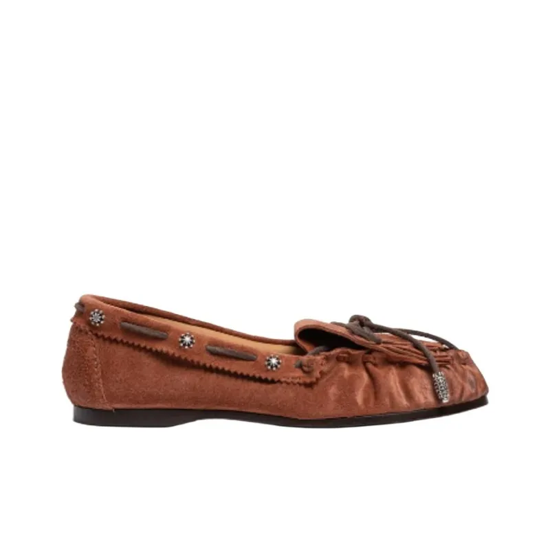 SARTORE SR4336 Boat Shoes Women's Brown-1