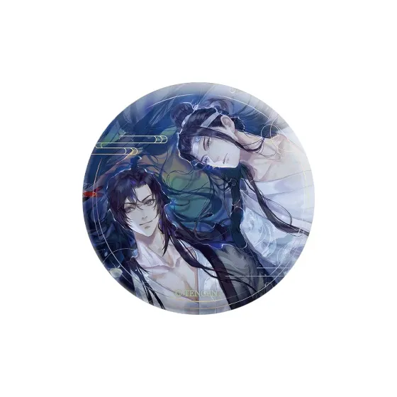 GUANGBO X The Founder Of Diabolism Tinplate Badge Lan Wangji Lan Zhan Wei Ying Badge Clear Dream Galaxy Anime Merch-2