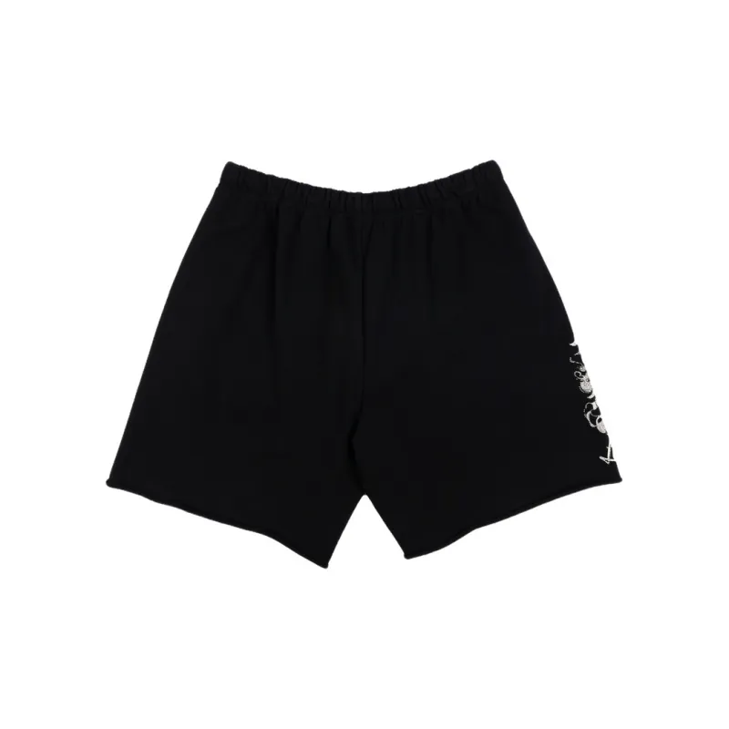 TCH Casual Shorts Unisex Black Base With Silver Logo-1