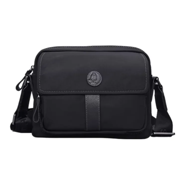 Hush Puppies Canvas Bag Crossbody Bag Shoulder Bag Men's Black/Gray Green-0