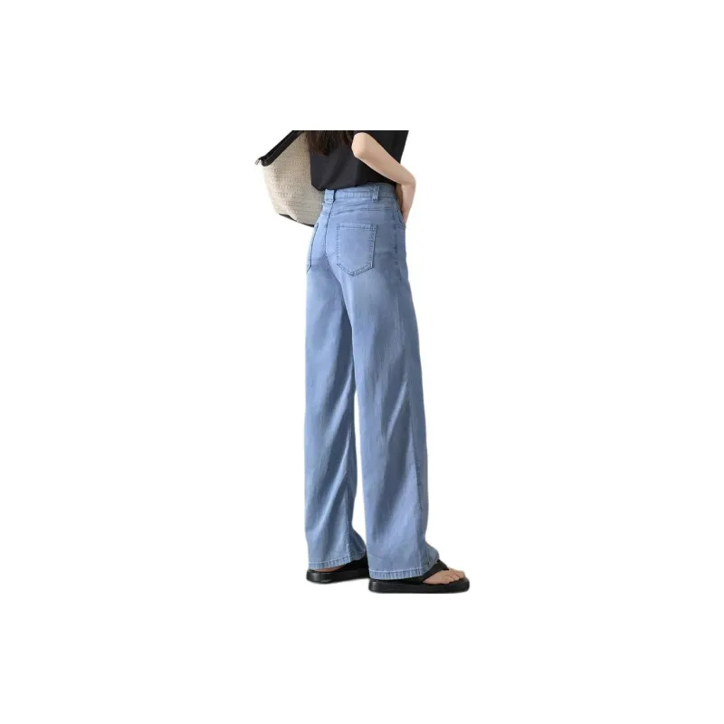 Mo Han Yi Mei SS24 Jeans Women's Blue-1