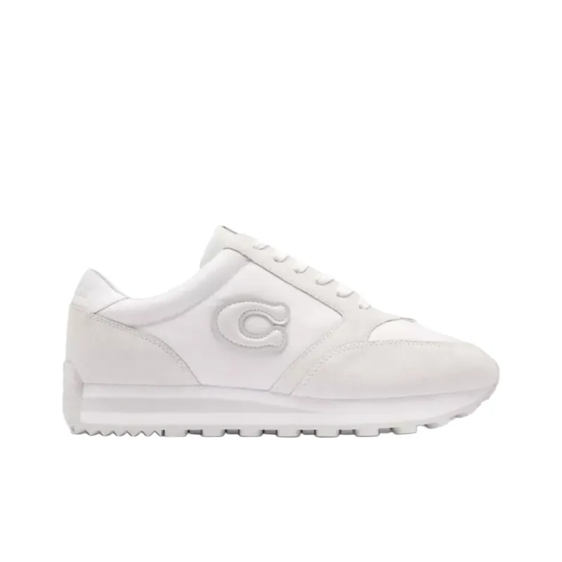 COACH Low Top Casual Shoes Men's White-1